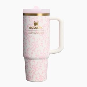 Stanley Pink and Gold Travel Tumbler